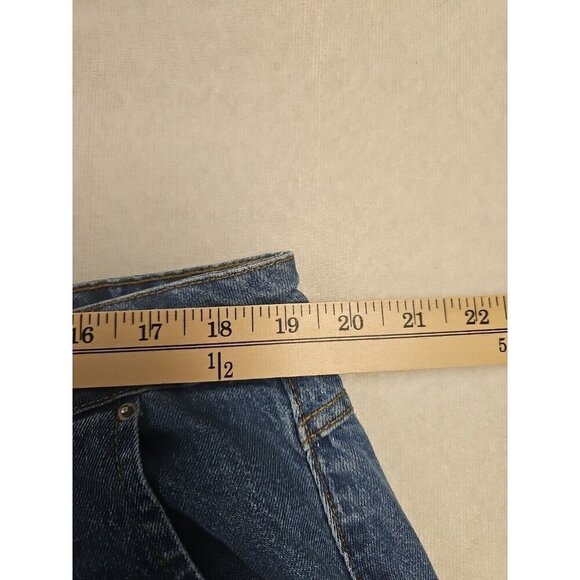 Urban Bliss Women's Pleated Wide-Leg Jeans Medium Wash Jeans Size 20 New - Picture 4 of 7